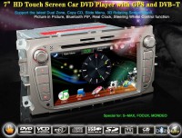 2 DIN DVD autorádio pre Ford Focus, Mondeo, S-max 