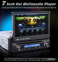 1 DIN autorádio s DVD, navigáciou GPS a DVB-T